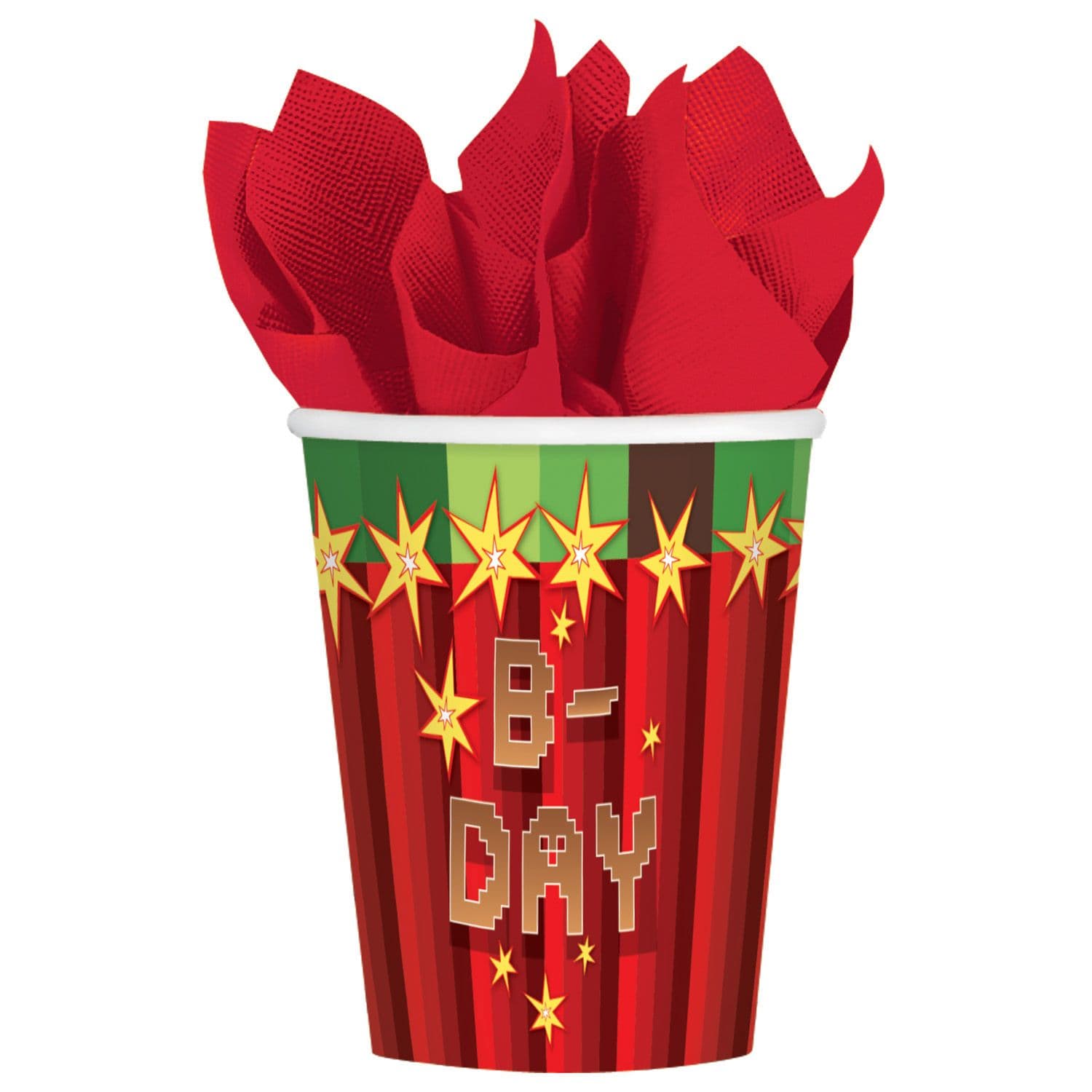 Minecraft - TNT kelímky papírové 8 ks 266 ml Amscan - dárek