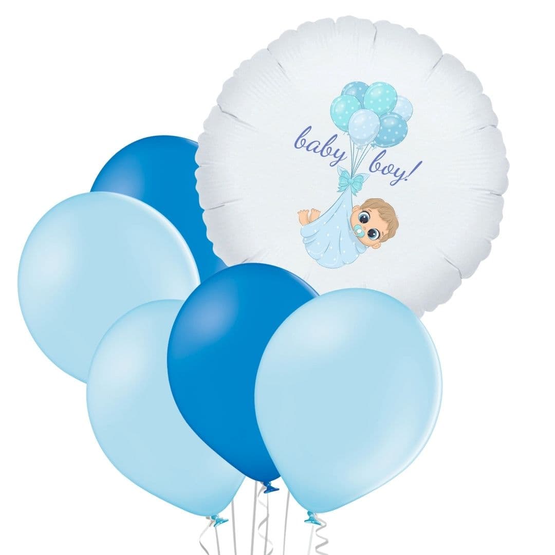 Set baby boy kruh balónky Balonky.cz - dárek