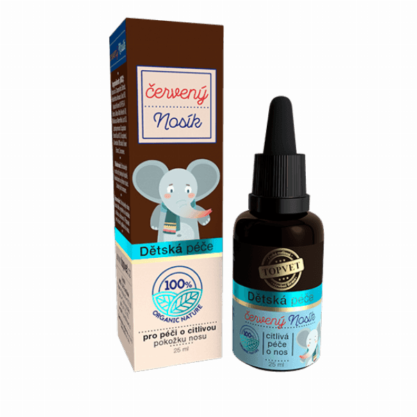 Green idea Dětská péče - červený Nosík 25 ml - dárek