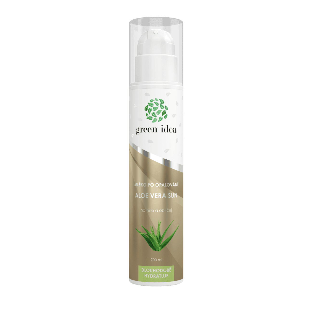 Green idea Aloe vera sun - mléko po opalování 200 ml - dárek