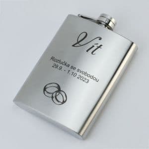 Butylka s vlastním gravírováním 210ml - dárek