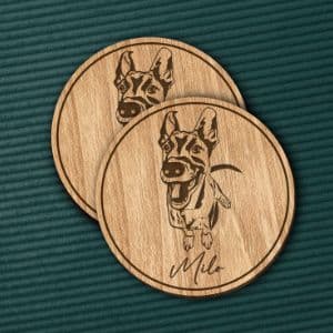 Podtácky pod sklenice 6ks s vlastním návrhem - dárek