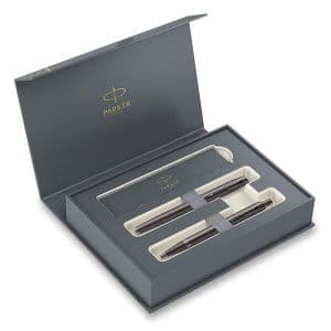 Parker Monochrome Titanium - dárková sada s gravírováním - dárek