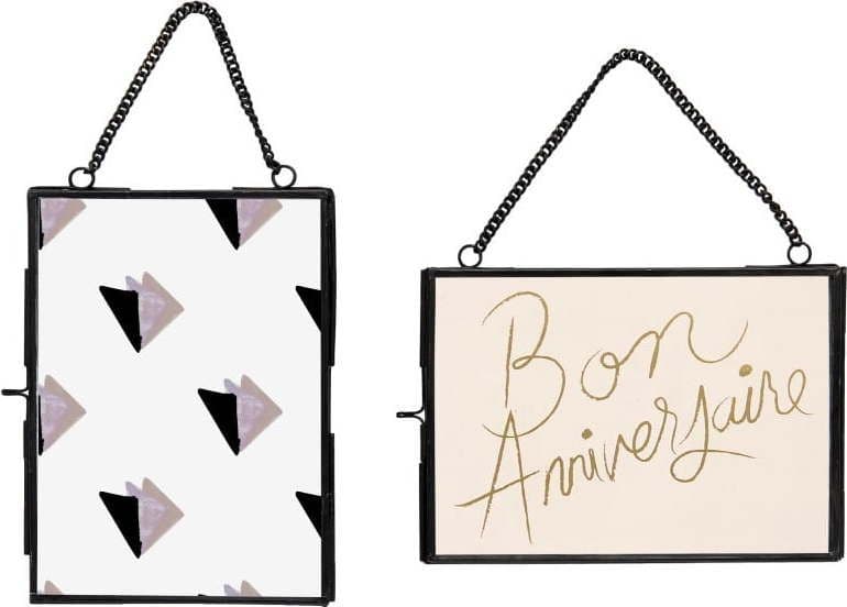 Sada 2 fotorámečků Hübsch Jovane - dárek