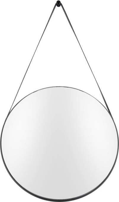 Nástěnné zrcadlo s rámem v černé barvě PT LIVING Balanced, ø 47 cm - dárek