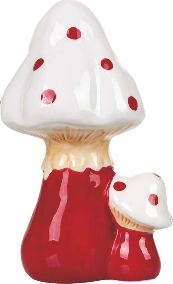Keramická vánoční dekorace VDE Tivoli 1996 Fungo, výška 18,5 cm - dárek