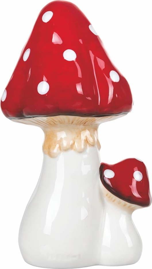 Keramická vánoční dekorace VDE Tivoli 1996 Fungo, výška 23,5 cm - dárek