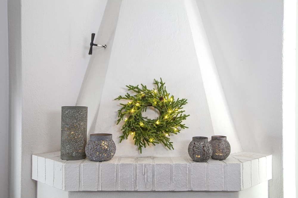 Vánoční věnec s LED osvětlením Star Trading Lummer, ø 38 cm - dárek