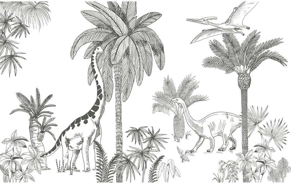 Dětská tapeta 400 cm x 248 cm Jurassic Period – Lilipinso - dárek